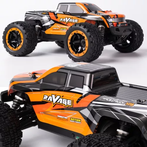 HBX 16889A Pro Brushless RC Truck / FTX Tracer FULLY UPGRADED 4WD 1/16 Truck - Picture 3 of 14