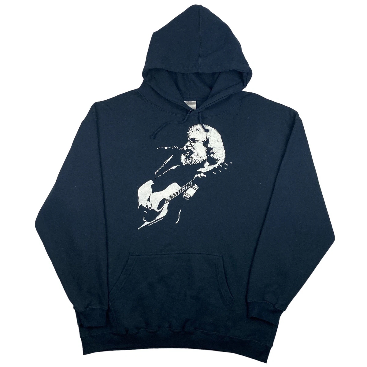 Vintage Grateful Dead Jerry Garcia Pullover Hoodie Mens 2XL Navy Blue  Sweatshirt | eBay