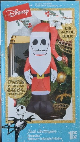 Disney Jack Skellington aufblasbar 22" Nightmare Before Christmas USB *NEU** - Bild 1 von 3