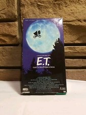 E.T. ET The Extra Terrestrial VHS 1982 Rare Green and Black Tape Spielberg