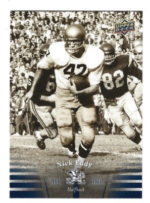 2013 Upper Deck Notre Dame Nick Eddy Base # 11