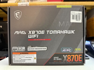 Brand New MSi MAG X870E Tomahawk Wifi AMD Motherboard