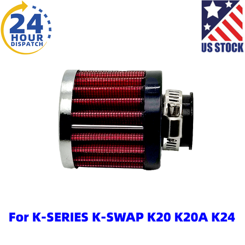 K20 K24 Valve Cover Breather Filter 18mm For Acura Integra RSX Civic K