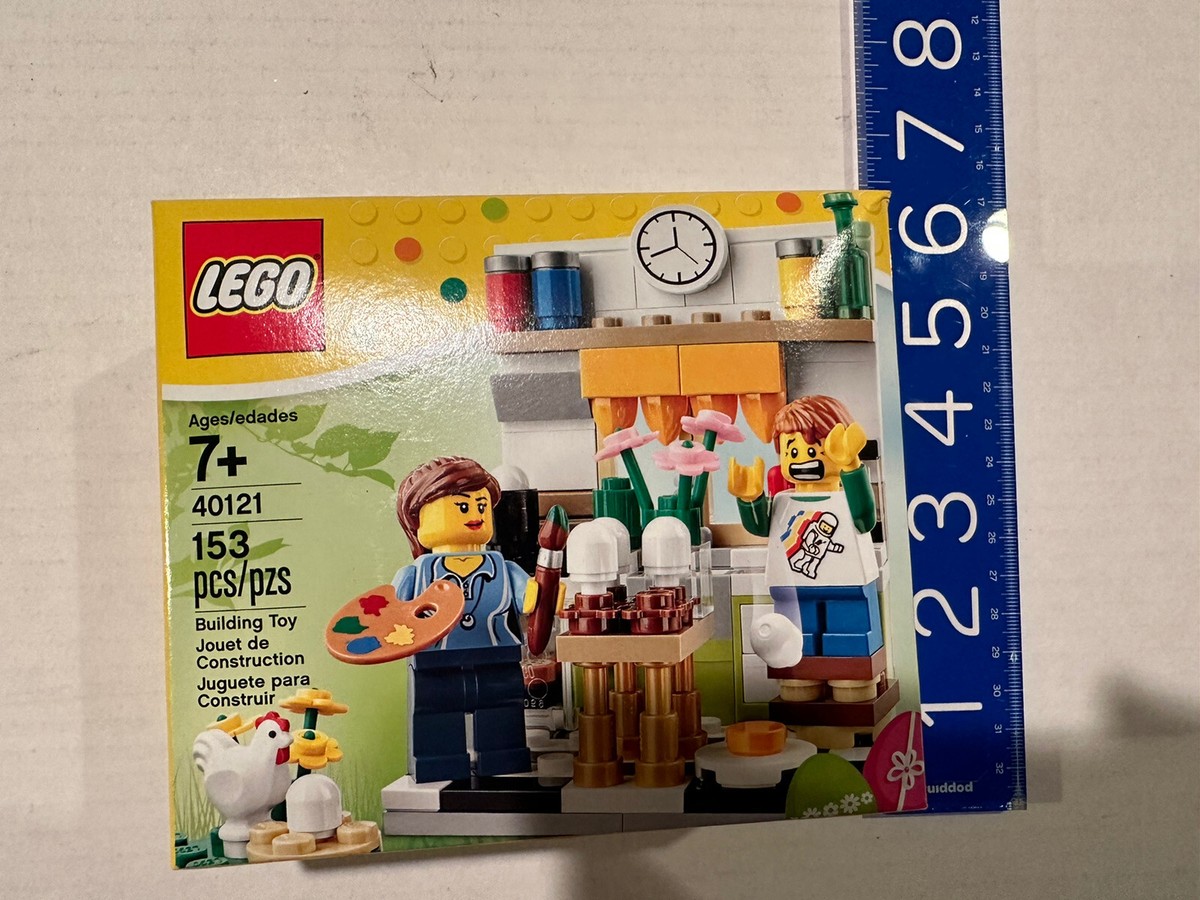 LEGO 40121 Creator Painting Easter Eggs Seasonal Holiday Vignette 
