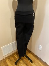 Tommy Hilfiger Women  s Black Stretch Dress Pants Soft Touch Size 4 Gold Charm