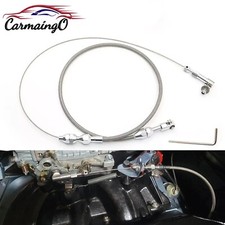24 Braided Stainless Steel Throttle Cable For Ford Mustang 302 5.0l 1986-1993
