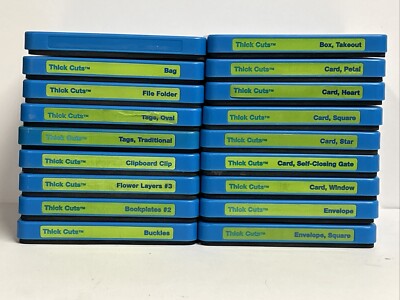 Sizzix Thick Cuts AllStar Ellison BigZ & Originals Die Lot Card Making Upd 02/27