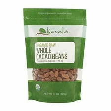 Kevala Organic Raw Cacao Beans 1Lb  