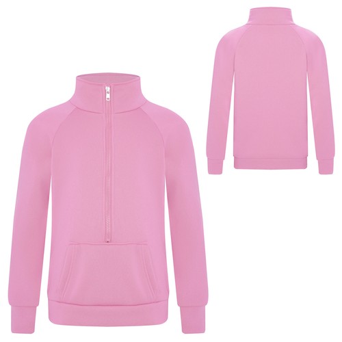 Girls Tops With Pocket T-shirts Stand Collar Sweatshirts Athletic Loungewear - Picture 26 of 83
