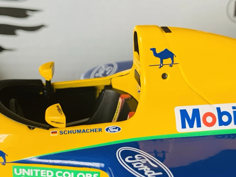 1/18 Minichamps 1992 Benetton Ford F1 V8 B191B Michael Schumacher EARLY SEASON - Image 2 of 4