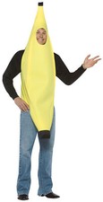 Banana Costume Funny Adult Teen Food Fruit Halloween