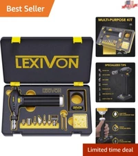 Portable Butane Torch with 12-Piece Accessories – Adjustable Flame & Fast Refill