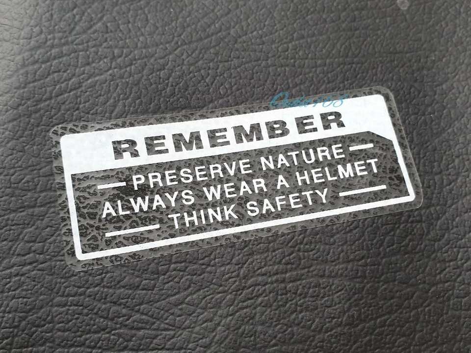 Etiqueta adhesiva tanque de combustible Honda S90 S110 CL CB 100 175 350 450 Foto 3 de 3