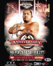 Tomohiro Ishii Signed 8x10 Photo BAS Beckett COA New Japan Pro Wrestling ROH WWE