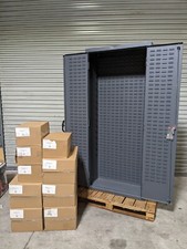 Durham Lockable Storage Cabinet w/ Bins 84" H. x 36" W. x 24" D. 2603-156B-95