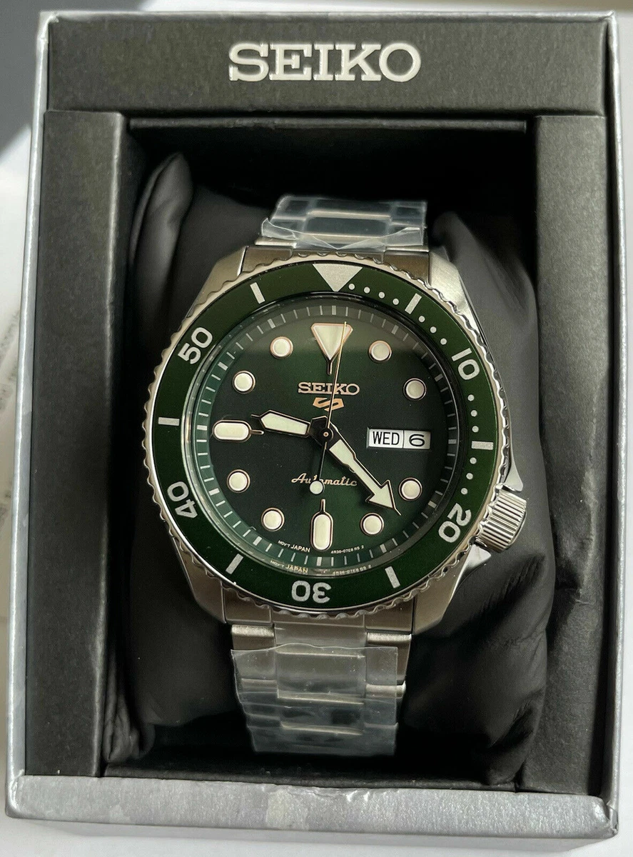 Seiko 5 hotsell automatic green