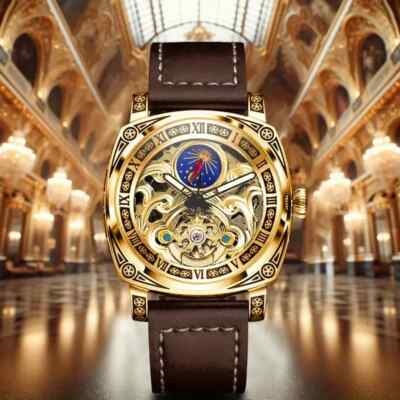 1PCs Men's Golden Belt Business Style Handsome Advanced MJP279525