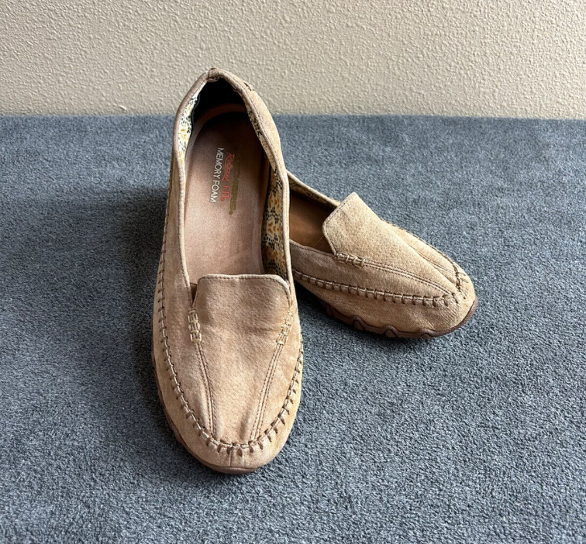 Skechers Women Relaxed Fit Memory Foam Bikers Pedestrian Loafer