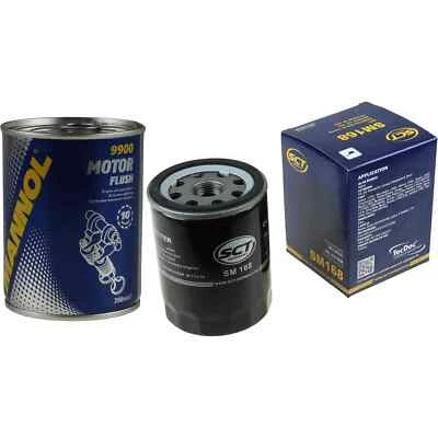 Original SCT Filtre À Huile SM 168 + Nettoyage Du Moteur Pour Fiat Punto 1.2 60 - Photo 1/4