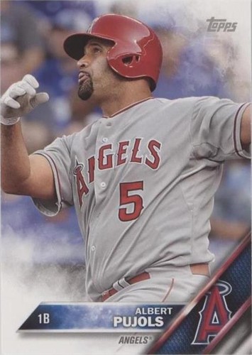 Albert Pujols 2018 Topps Now & Then #NT-6 Anaheim Angels 3000 Hits 