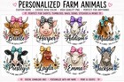 Personalized Donkey Name Design | Custom Farm Animal PNG | Digital Download — photo 2