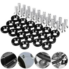 40PC M6 Fender Washer Bolt Kit Aluminum Alloy Anodized Car Engine Bay Dress Up