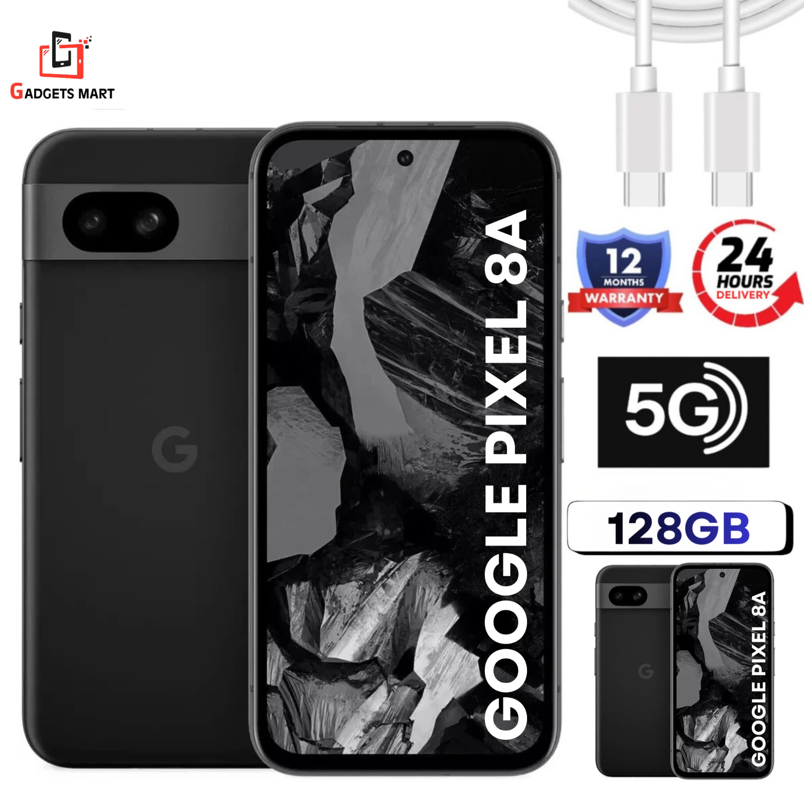 Google Pixel 8A 5G 128GB Unlocked Brand New Pristine condition Smartphone