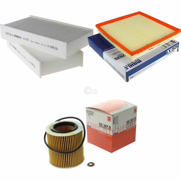 Mahle / Knecht Innenraumfilter LA 873/S Luftfilter LX 2525 ÖLfilter OX 387D-image