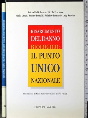 DER NATIONALE EINZIGARTIGE PUNKT. DI RENZO, FRACASSO. ARBEITSAUSGABEN.