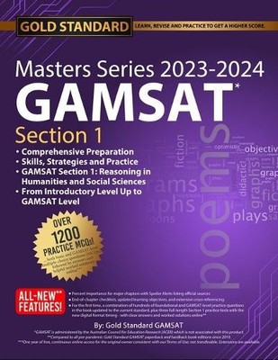 The Gold Standa 2023-2024 Masters Series GAMSAT Section 1 Preparat (Taschenbuch)
