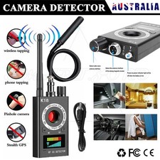 AU Anti Spy Bug Detector Hidden Camera RF GPS Signal Listening Device Scanner