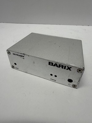 Barix 2012.8076 IP Audio Encoder RCA Ethernet Streaming, No Ac Adapter, WORKING