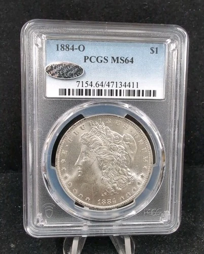 1884 O  S$1 Morgan Silver Dollar PCGS MS64 Littleton Select #7241