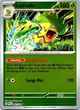 Ludicolo 007/094 Uncommon Phantasmal Flames Pokemon Reverse Holo NM