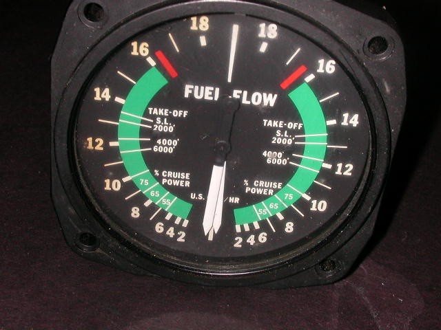 United Technologies Fuel Flow Gauge 6080-691