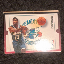 SkyBox 1991 Larry Johnson Rookie #6 Charlotte Hornets NBA Basketball Card. rookie card picture
