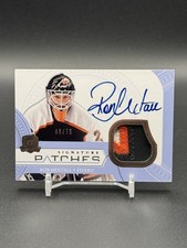 2011-12 Upper Deck The Cup Signature 69/75 Ron Hextall 3 Color Patch Auto