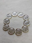 Lot of 10 90% Silver 🔥Roosevelt Dimes🔥 1963 1964 P D $1 Face #40