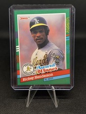 1991 Donruss - Rickey Henderson #761 Three White Stripes Left Border