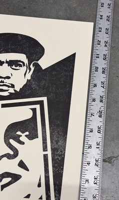 Shepard Fairey Obey Giant Nubian Sign Letterpress Print Art Signed