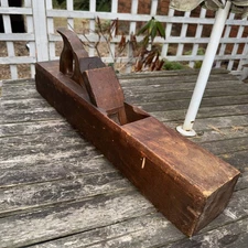 Vintage Wood Plane By Atkin & Sons Birmingham 22" Antique Woodworking Tool