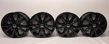 Vw Caddy 6.5j x 17” Genuine ‘Barahona’ Alloys Wheels x4 Gloss Black (5x112)
