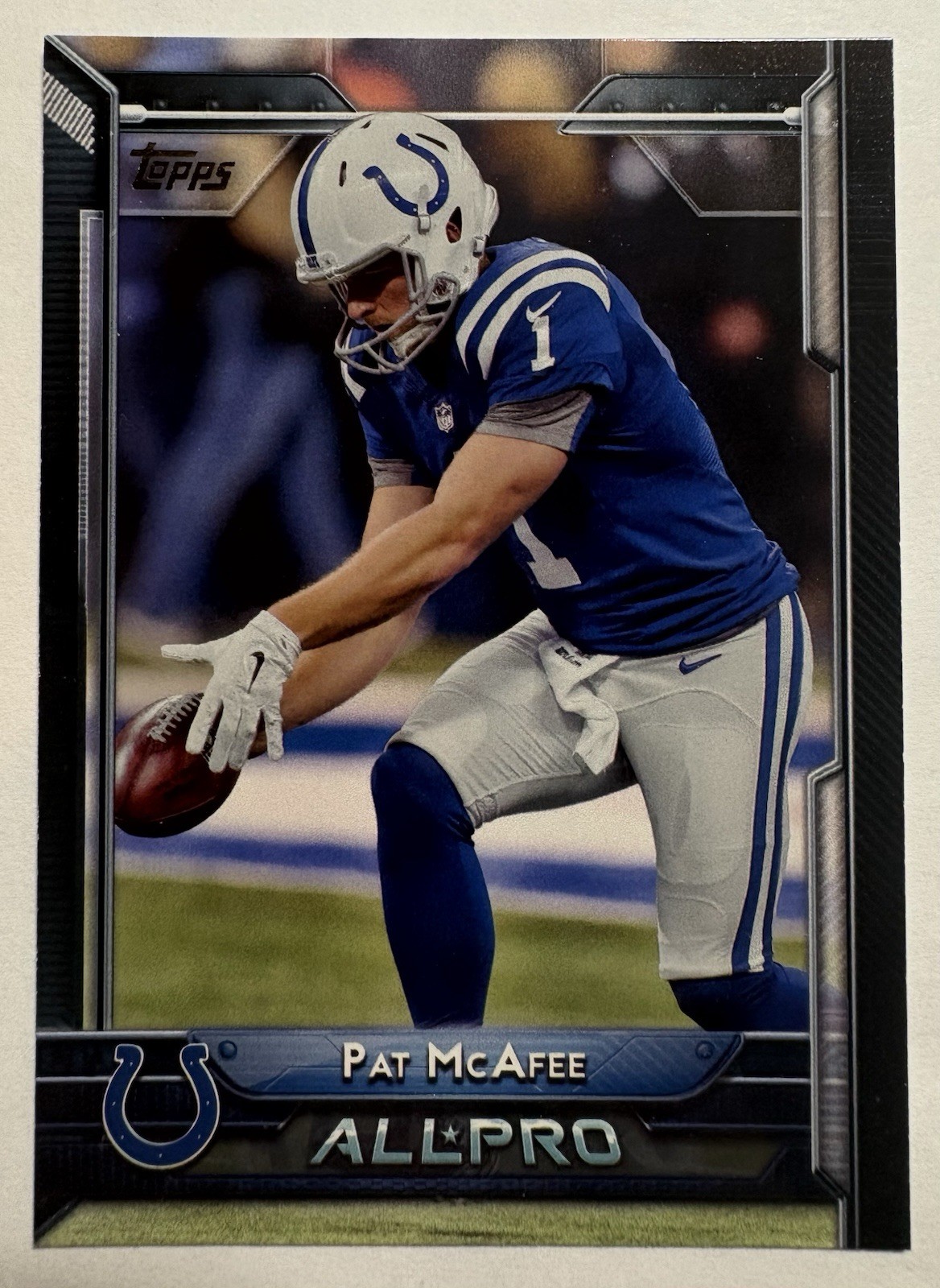 2015 Pat McAfee Topps All-Pro Rookie Card #282 Indianapolis Colts