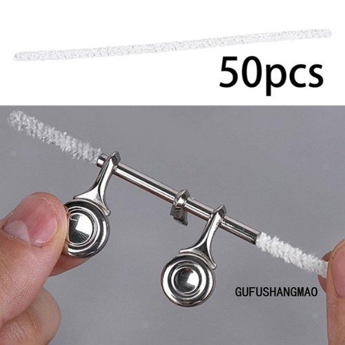 Saxophon Flöte Reparatur Reinigungsset Werkzeugteile Wartungswerkzeug Tupfergurt 50tlg - Bild 5 von 9