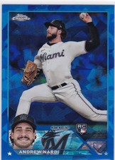 2023 Topps Chrome Update Sapphire Edition #USCS266 Andrew Nardi Marlins