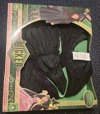 Kids 4-6x Elphaba Dress Up Wicked Costume Cosplay With Dress, Cape,  Hat