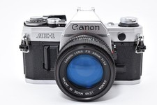 MINT Canon AE-1 AE1 35mm SLR Camera w/NFD 50mm f/1.4 Lens Tested From Japan
