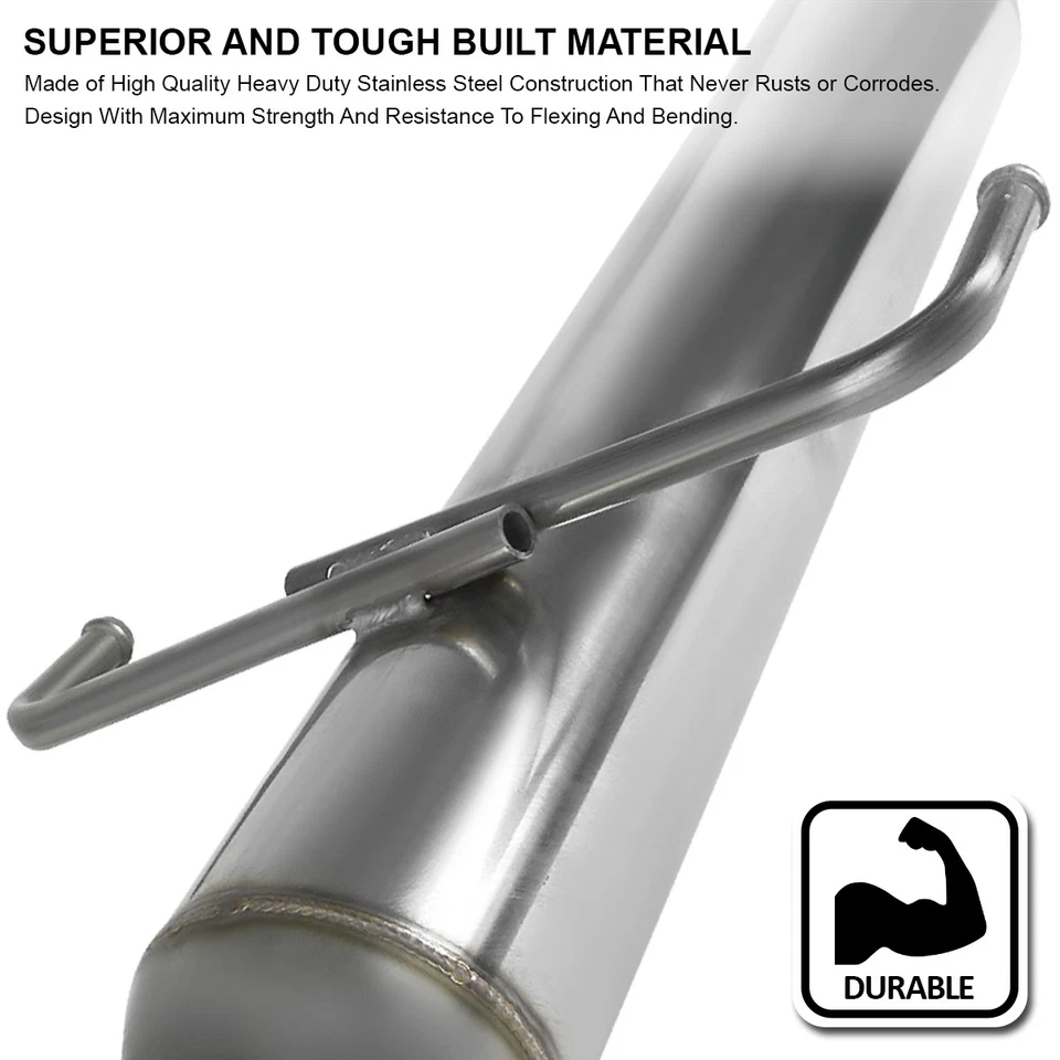 Fits 2005-2010 Scion tC Stainless Steel Muffler Exhaust Catback System Kit 05-10 Foto 4 de 4