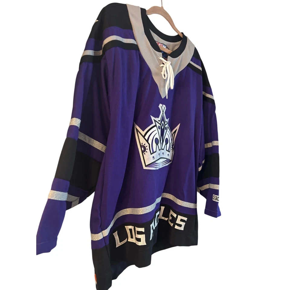 Хоккейная футболка Los Angeles Kings Blank Crown CCM Center НХЛ большой размер - Изображение 3 из 4