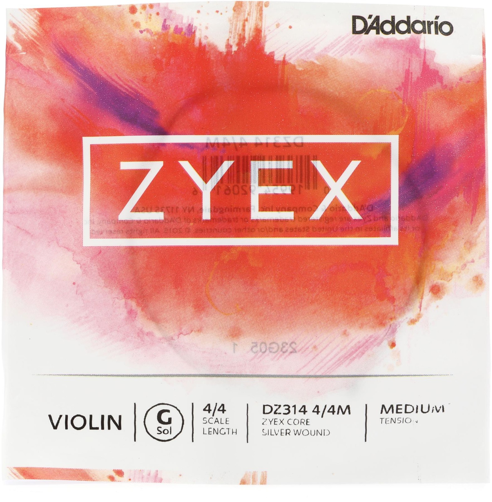 Стринги для скрипки DAddario DZ314 Zyex - Размер 44 4490₽